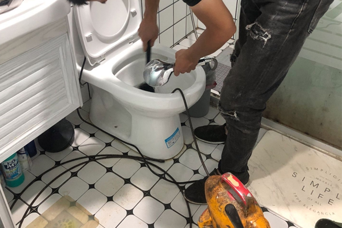 天镇疏通下水道